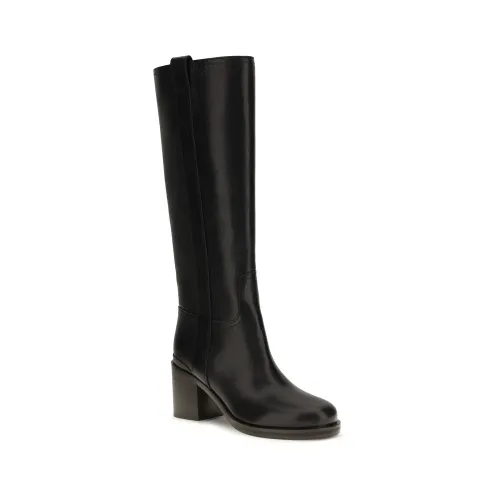 Calf Leather Bos Taurus High Heel Women's Boots - Brunello Cucinelli - Modalova