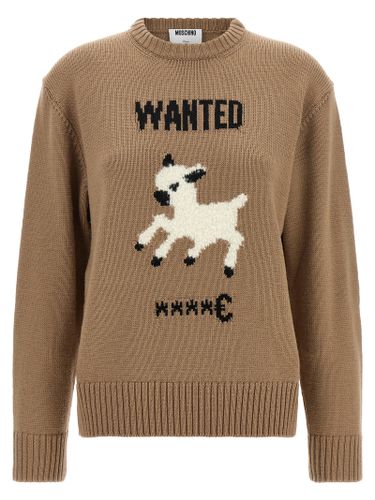 Virgin Wool Women's Cardigan - Moschino - Modalova