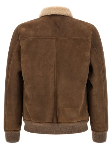 MooRER Brown Wool Men's Bomber - MooRER - Modalova