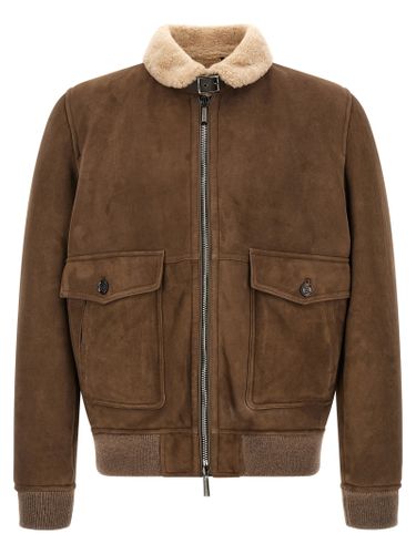 MooRER Brown Wool Men's Bomber - MooRER - Modalova