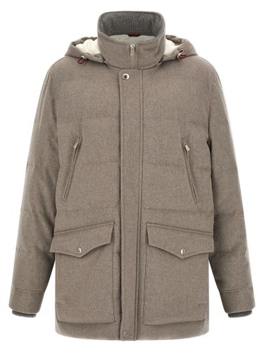 Wool Men's Parka - Brunello Cucinelli - Modalova