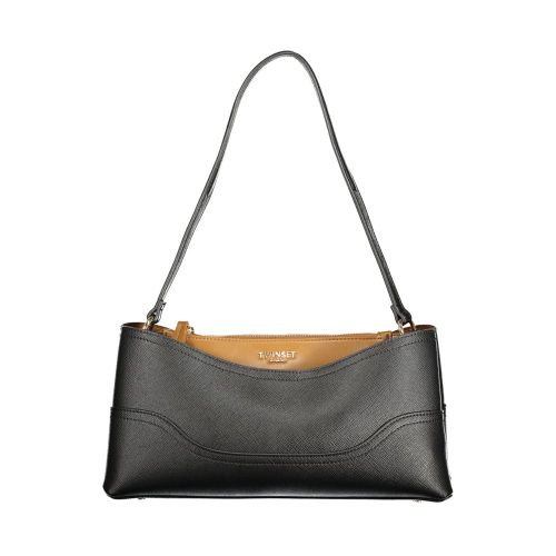 Nero Polyurethane Women Bag with Compartments and Central Women's Pocket - Twinset - Modalova