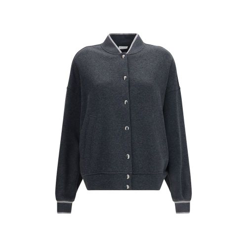 Cotton Women's Bomber - Brunello Cucinelli - Modalova