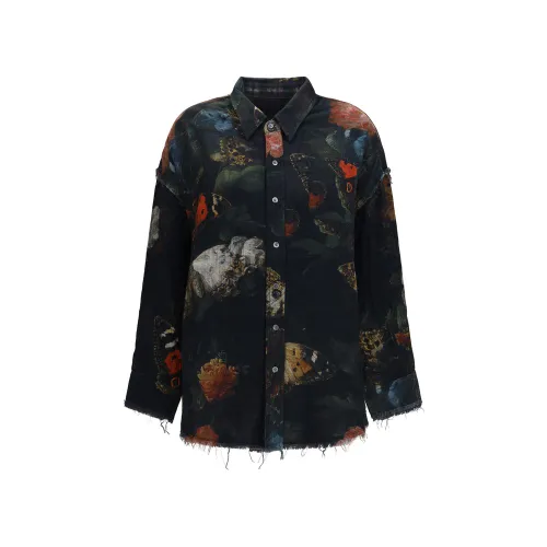 Cotton Pattern Women's Shirt - R13 - Modalova
