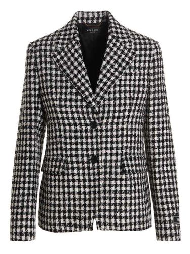 Virgin Wool Women's Blazer - Versace - Modalova