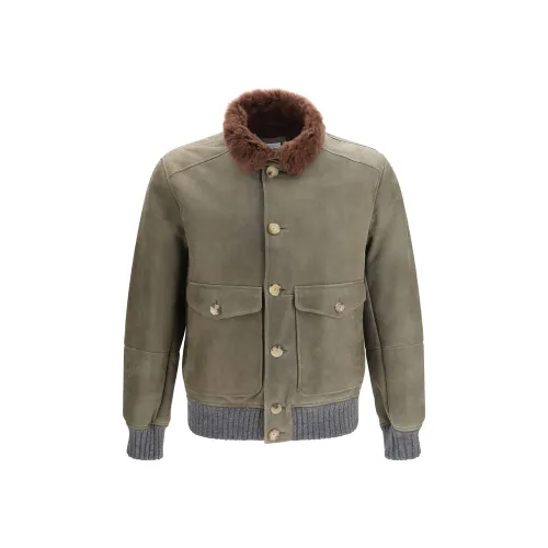 Cashmere Men's Bomber - Brunello Cucinelli - Modalova