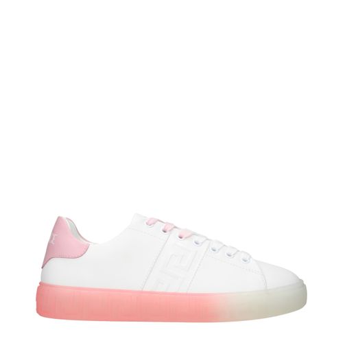Leather Low Top Women's Sneakers - Versace - Modalova