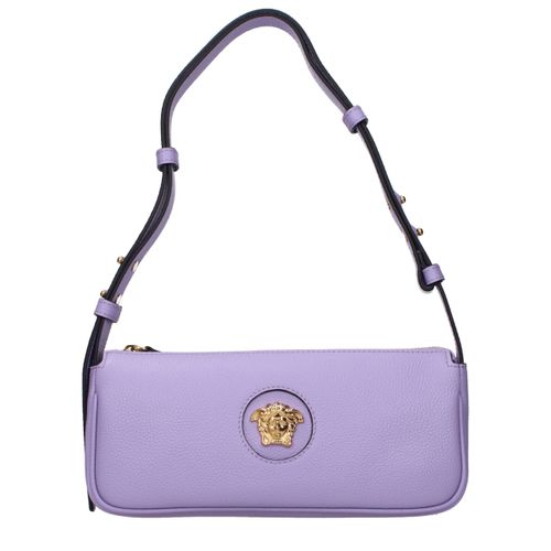 Leather Shoulder Women's Bag - Versace - Modalova