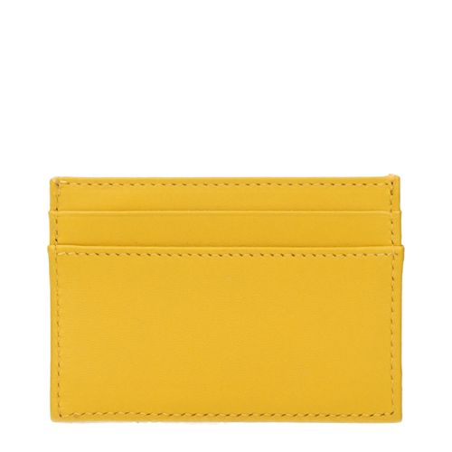 Leather Women's Cardholder - Versace - Modalova