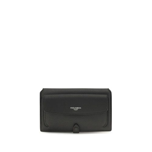 Calf Leather Bos Taurus Shoulder Men's Bag - Dolce & Gabbana - Modalova