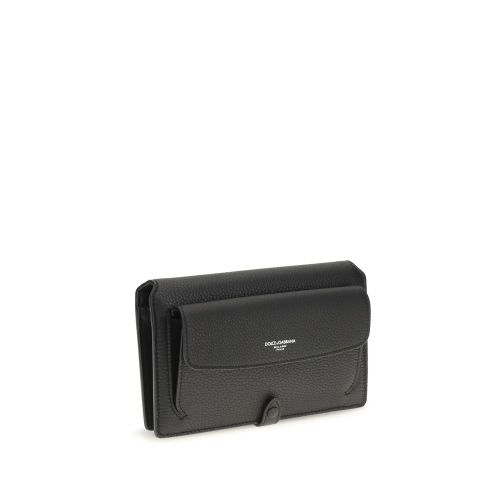 Calf Leather Bos Taurus Shoulder Men's Bag - Dolce & Gabbana - Modalova