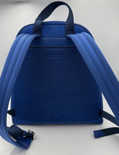 GG Leather Blue Backpack (Pre-Owned) - Gucci - Modalova
