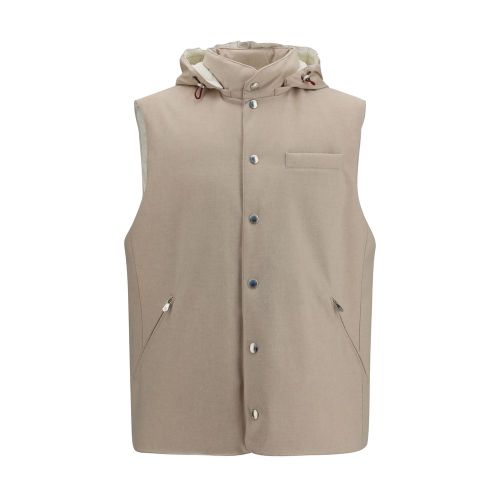 Wool Oves Aries Sleeveless Men's Jacket - Brunello Cucinelli - Modalova