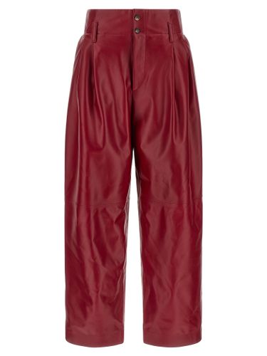 Leather Women's Pants - Alberta Ferretti - Modalova