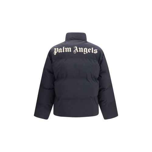 Polyamide Full-Length Men's Jacket - Palm Angels - Modalova