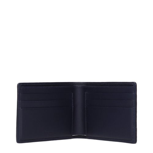 Ferragamo Blue Leather Men's Wallet - Ferragamo - Modalova