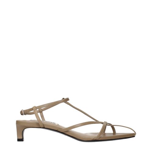 Leather Flat Women's Sandals - Jil Sander - Modalova
