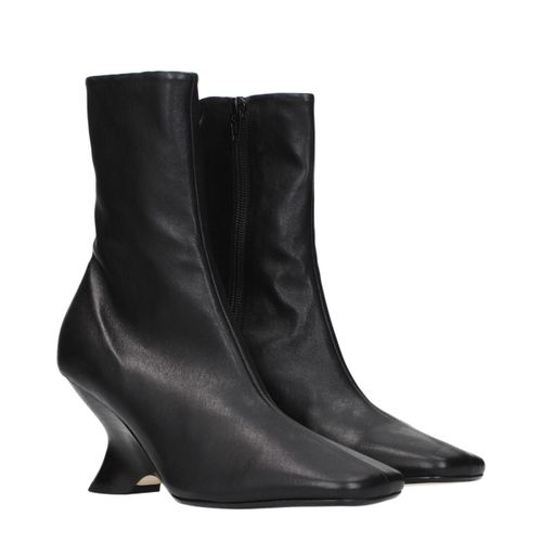 Leather Ankle Women's Boots - Dries Van Noten - Modalova