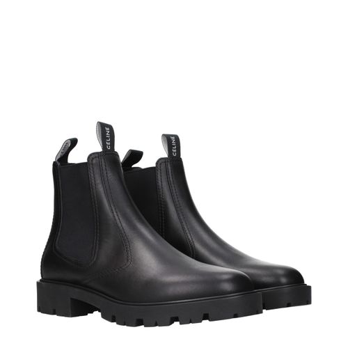 Leather Ankle Men's Boots - Celine - Modalova