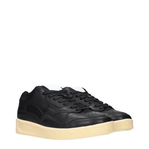 Leather Low Top Men's Sneakers - Jil Sander - Modalova
