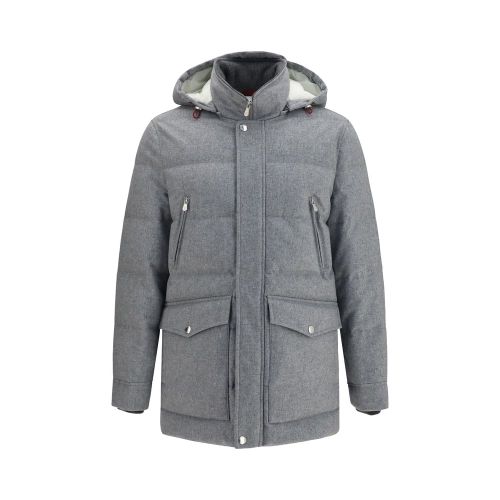 Wool Oves Aries Full-Length Men's Jacket - Brunello Cucinelli - Modalova