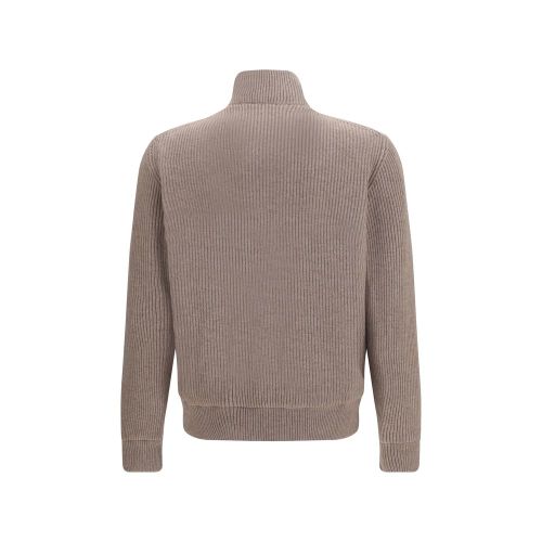 Calf Leather Bos Taurus Full-Length Men's Jacket - Brunello Cucinelli - Modalova