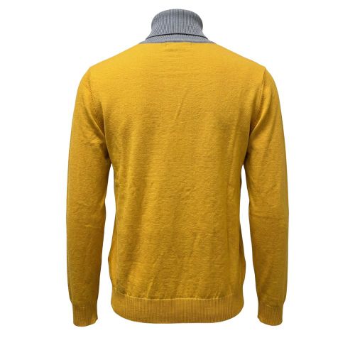 Yellow Wool Men's Men's Sweater - Roberto Pepe Luxury - Modalova