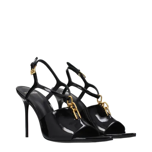 Leather Stiletto Heel Women's Sandals - Balmain - Modalova