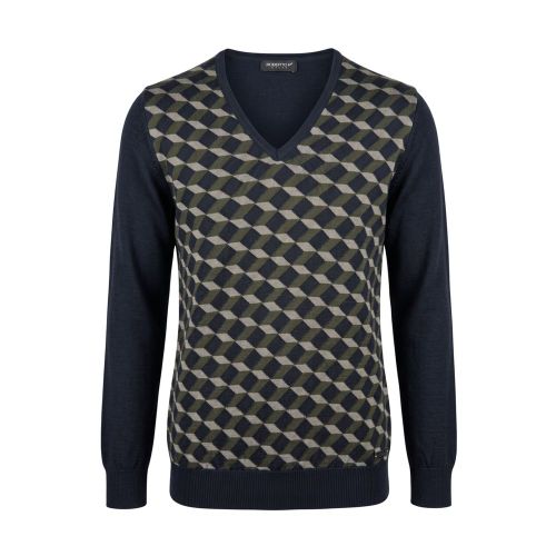 Green Wool Men's Men's Sweater - Roberto Pepe Luxury - Modalova