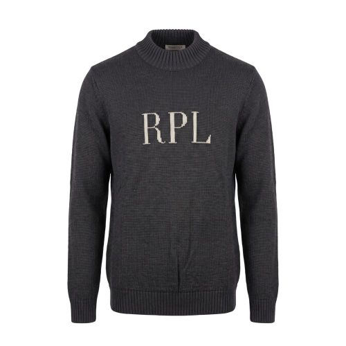 Grey Wool Men Men's Sweater - Roberto Pepe Luxury - Modalova
