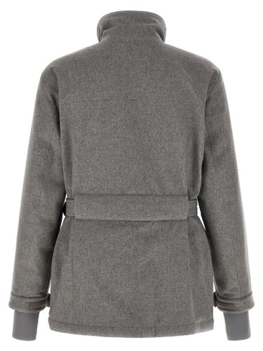 Wool Full-Length Men's Jacket - Brunello Cucinelli - Modalova