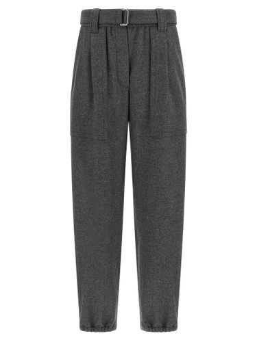 Virgin Wool Cargo Women's Pants - Brunello Cucinelli - Modalova