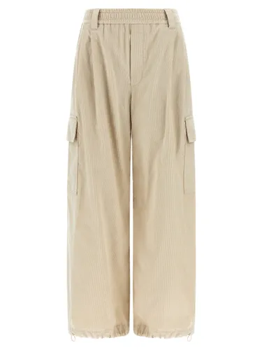 Cotton Cargo Women's Pants - Brunello Cucinelli - Modalova