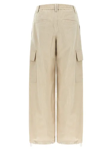 Cotton Cargo Women's Pants - Brunello Cucinelli - Modalova