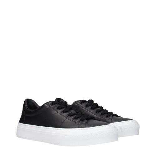 Leather Low Top Men's Sneakers - Givenchy - Modalova