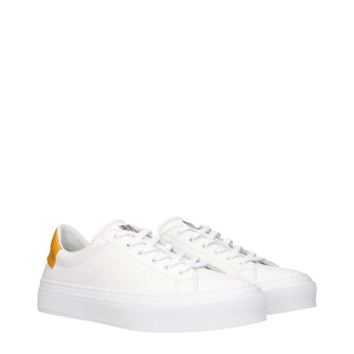 Leather Low Top Men's Sneakers - Givenchy - Modalova