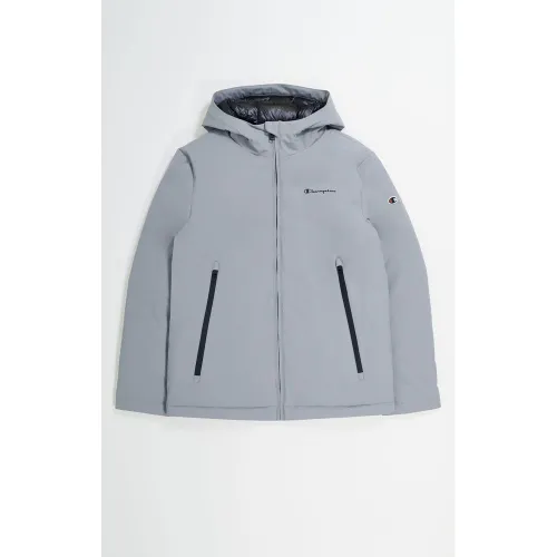 Champion Gray Polyamide Men's Parka - Champion - Modalova