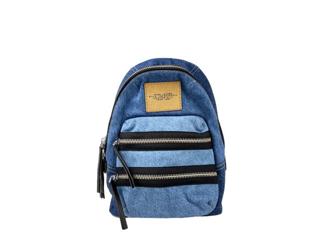 The Biker Medium Denim Backpack Women's Bookbag - Marc Jacobs - Modalova