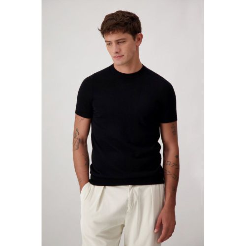 Autore Black Wool Men's Sweater - Autore - Modalova