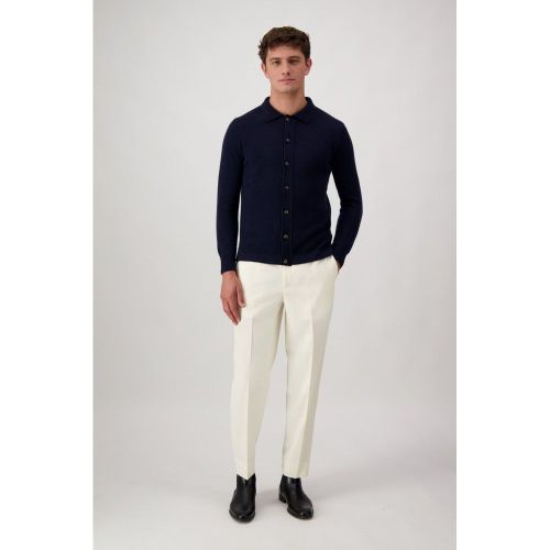 Autore Blue Wool Men's Cardigan - Autore - Modalova