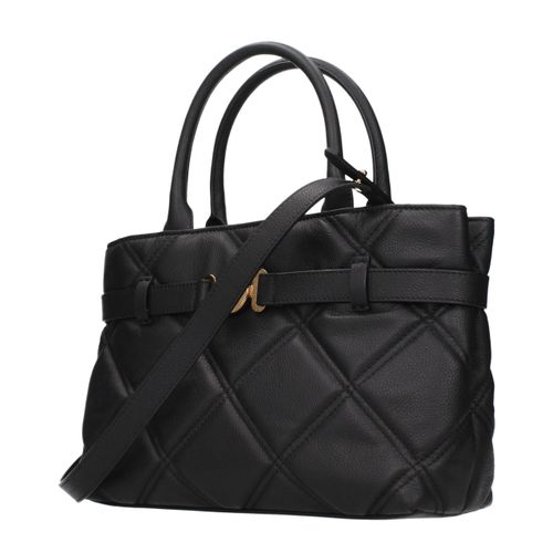 Leather Women's Handbag - Versace - Modalova
