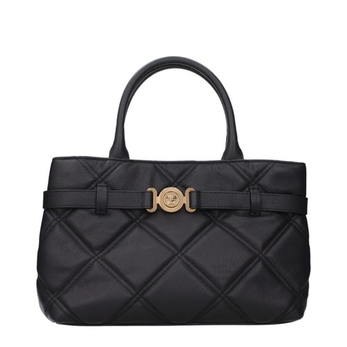 Leather Women's Handbag - Versace - Modalova