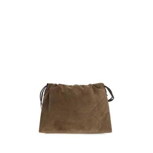 Calf Leather Bos Taurus Shoulder Women's Bag - Brunello Cucinelli - Modalova