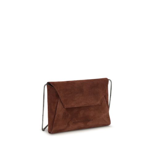 Calf Leather Bos Taurus Shoulder Women's Bag - Brunello Cucinelli - Modalova