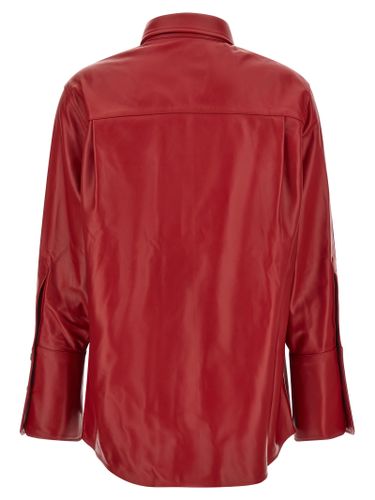 CO Red Lamb Leather Women's Blouse - CO - Modalova