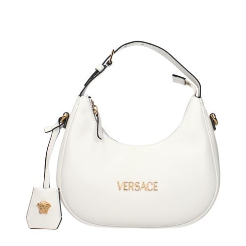 Leather Women's Handbag - Versace - Modalova