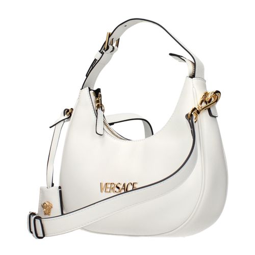 Leather Women's Handbag - Versace - Modalova