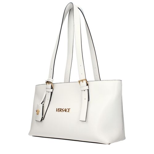 Leather Shoulder Women's Bag - Versace - Modalova