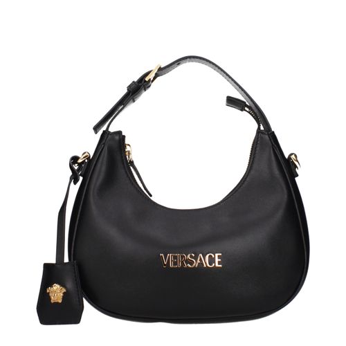 Leather Women's Handbag - Versace - Modalova