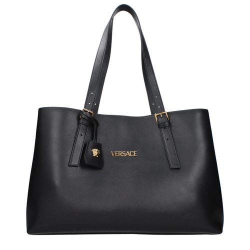 Leather Shoulder Women's Bag - Versace - Modalova
